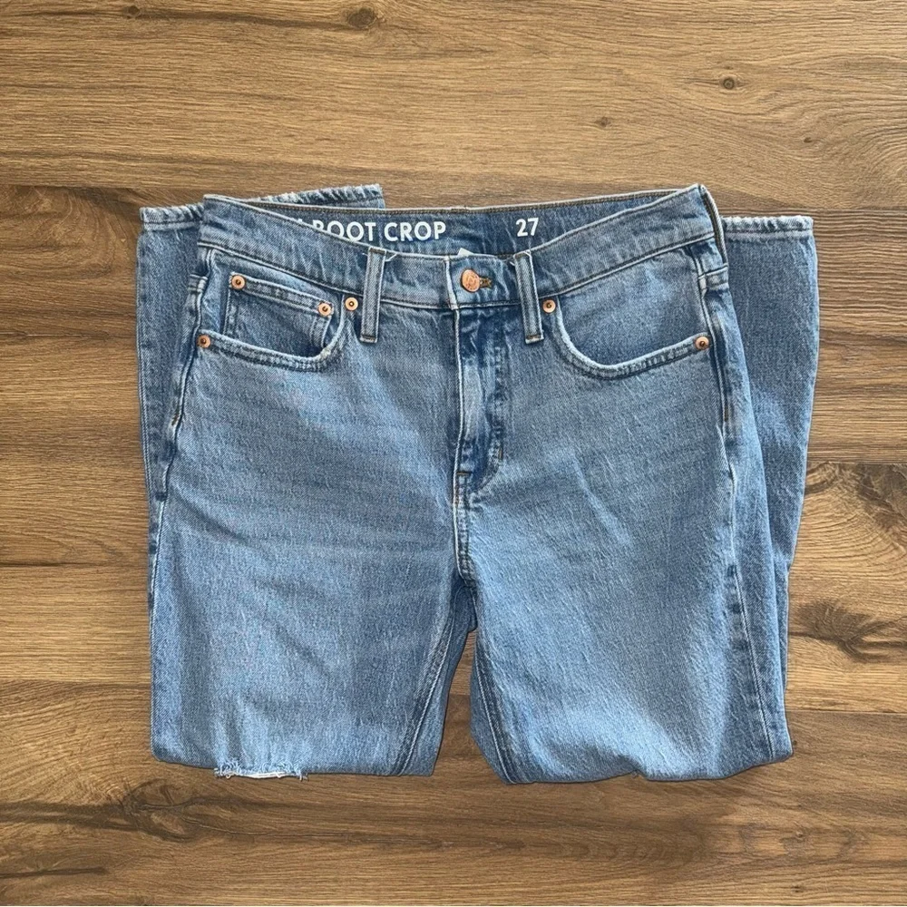 J. Crew Demi Boot Crop Jeans